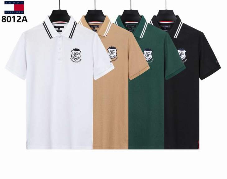 Picture of Tommy Hilfiger Polo Shirts Short _SKUTommyM-3XL8qx801225399